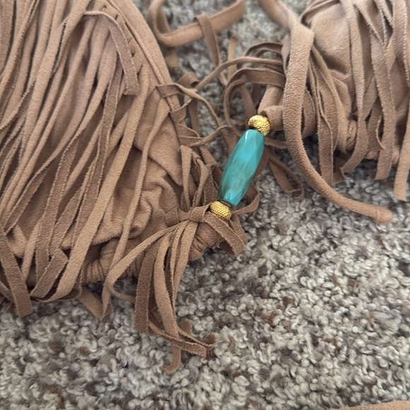 VIX Brown Suede Bikini - Picture 4 of 4